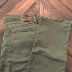 Army Green Wrangler Pants